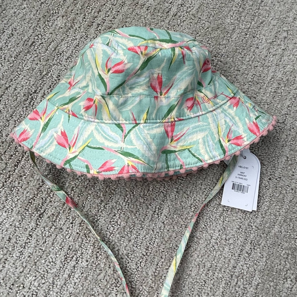 Millymook Australia Harmony REVERSIBLE Bucket Hat 5+ Years UV Protection NEW